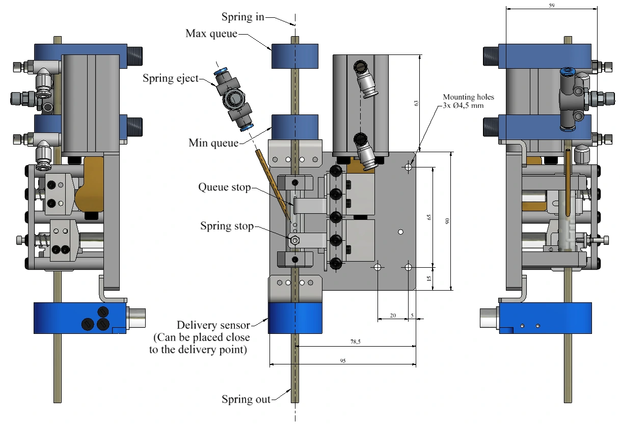 Escapement diagram