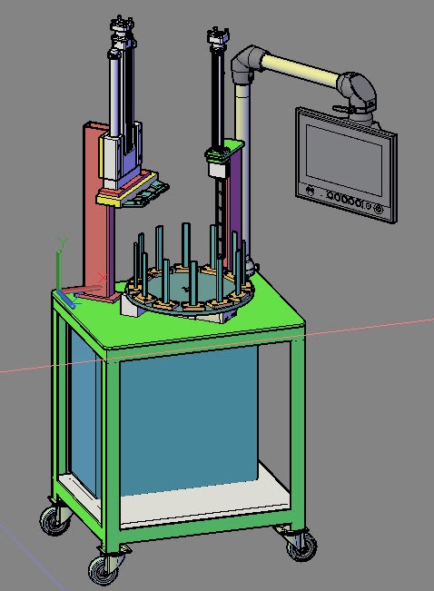 Spring Setting and Spring Testing Servo Machine