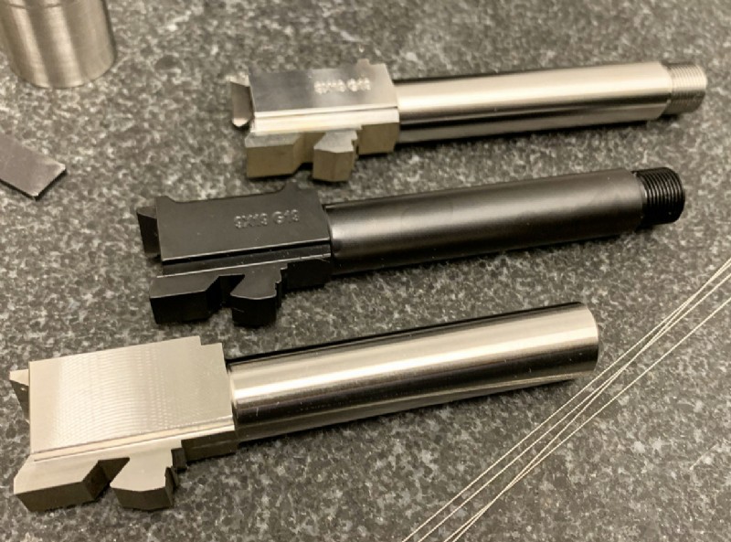 Finished Pistol Barrels